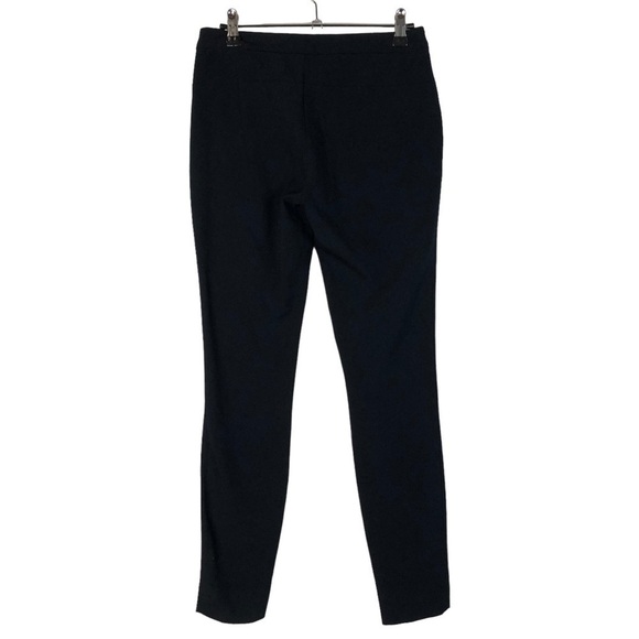 Zara Navy Blue Drop Front Straight Leg Dress Pants 2 - Picture 2 of 3